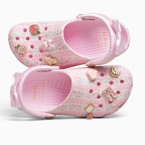 NIB LoveShackFancy x CROCS Classic Clog In Pink Milk - W9